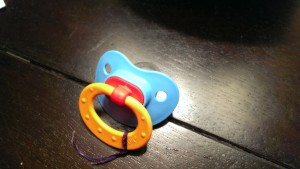 The elusive pacifier